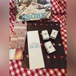 1964 Probe Game of Words by Parker Brothers Complete (used score sheets)